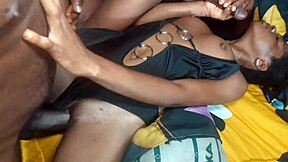 me and my friend pounded her tight pussy!