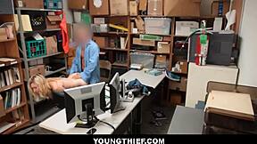 Skinny Blonde Teen 18+ Zoe Parker Gets Caught Shoplifting And Fucked By Guard Ryan Mclane After A Sex Deal