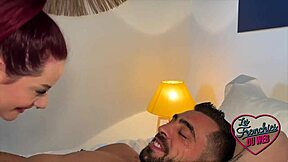 Sally suffers double anal assfucking in lingerie 3some