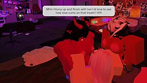 2 Futa Having Three With A Slut, big tits group futanari cock monster cock big ass.