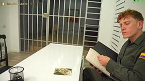 wow, this cachonda puta cheats on her esposo with a police officer, swallowing it all