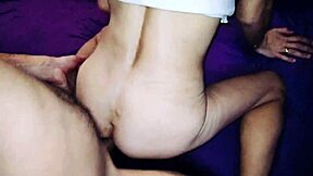 amateur couple explores anal blowjob in homemade porno