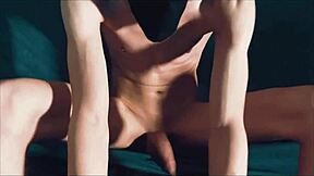 Mature Russian Couple Shares Emotional POV Intimacy In Lingerie.