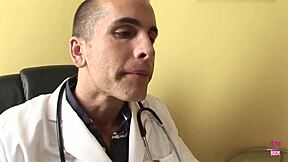 Skinny Blonde Bitch Cured by Hung Doctor's Deepthroat