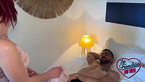 Sally suffers double anal assfucking in lingerie 3some