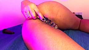 amateur slut squirts milk while fingering anal 😈