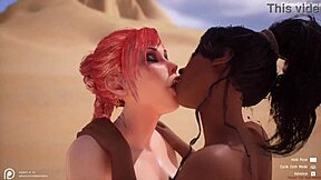 Wild lesbians dive into nurse's pussy in hospital.