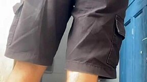 boss tricks bricklayer to bathroom for alone time she gets loose