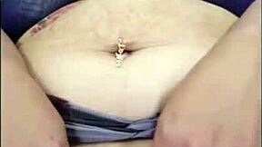 Chubby BBW Swallows Cum in Slow Motion