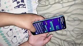 Discovering Stepsister's Tinder Chat Leads To Intense Face Fucking And Cumshot