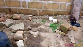 Banging My Big White Ass Girl in Uncompleted Outdoor Building