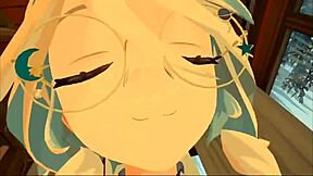 yukoshvr furina dominates goth with riding