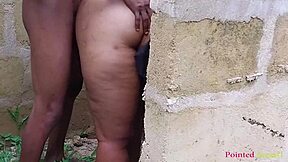 Banging My Big White Ass Girl in Uncompleted Outdoor Building