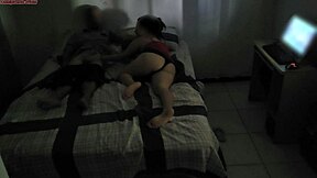 madrasta shares bed with enteado for sex in bedroom