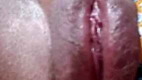 Rubbing my wet clit up close until I explode with cum.