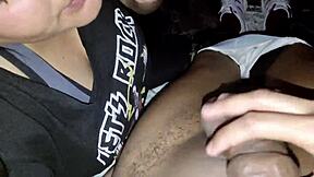 Discovering Stepsister's Tinder Chat Leads To Intense Face Fucking And Cumshot