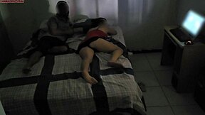 madrasta shares bed with enteado for sex in bedroom