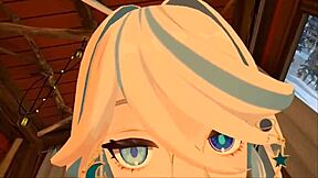 yukoshvr furina dominates goth with riding