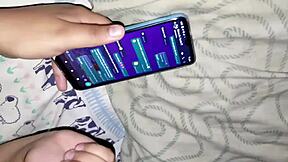 Discovering Stepsister's Tinder Chat Leads To Intense Face Fucking And Cumshot