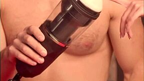 Intriguing Ego X Stroking Masturbator with Suction Cup for Toys, Handjob, and Cumshot