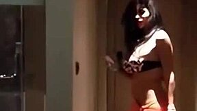 Hiffa, the arab shemale, explores her desires in a sensual encounter.