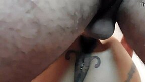 Hermosa pija penetrates deep into the ass with huge cock and gaping