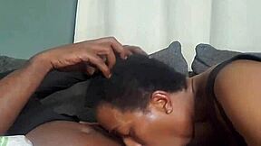 Intriguing southern style ass licking and deep throat action