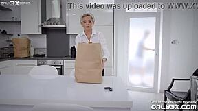 an unplanned threesome with a maid and two hot babes in stockings