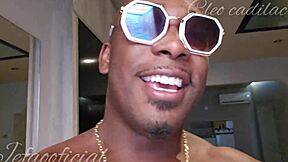 Cleo Cadillac Fucks Funkeiro's Thick Cock In Anal Assfucking With Brazilian Bodybuilder