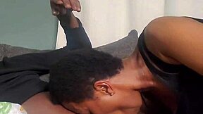 Intriguing southern style ass licking and deep throat action