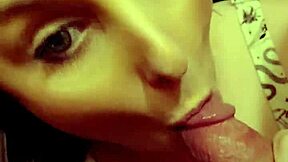 Redhead milf sucks hard cock