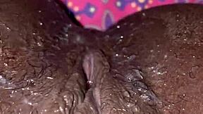 Hey, how does this ebony slut handle a creamy BBC finish?