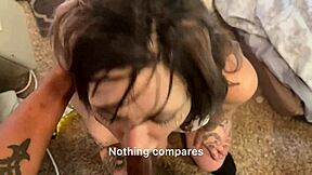 Moan for me while I fuck your face, white emo slut!