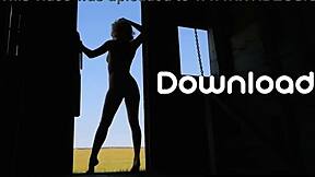 Nude Blonde Milf Shows Farm and Pussy