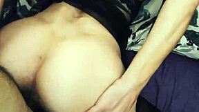 Graceful sex with beautiful slender milf in fishnet stockings pov