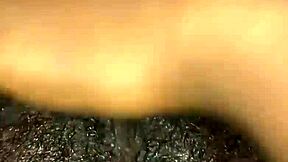 Black wet pussy solo at night