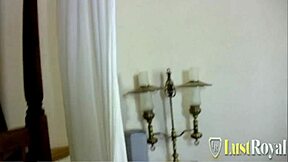 Brunette bends over for doggystyle fuck and cowgirl ride