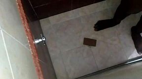 Shower Bathroom Spy Catches Horny Lesbian Friend Fucking with Toys