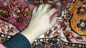 Girlfriend wakes me with cunnilingus in tent on Halloween