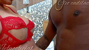 Cleo Cadillac Fucks Funkeiro's Thick Cock In Anal Assfucking With Brazilian Bodybuilder