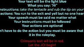 Crimson And Lost Girl Guide Slave Through Cum In Pussy Creampie And Bukkake Joi Session