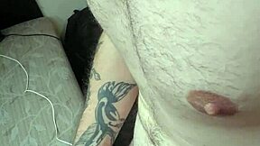 He is not fully hard yet, but you need to help.