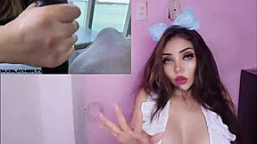 Asian latina eats big black cock