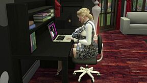 mortimer and bella from sims 4 fuck a cute teen together