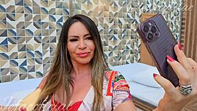 Cleo Cadillac Fucks Funkeiro's Thick Cock In Anal Assfucking With Brazilian Bodybuilder