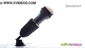 Intriguing Ego X Stroking Masturbator with Suction Cup for Toys, Handjob, and Cumshot