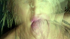 Pumping huge pussy with vacuum in trailer