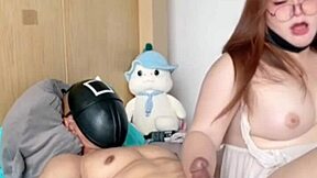 ladyboy sucks and fucks straight boy