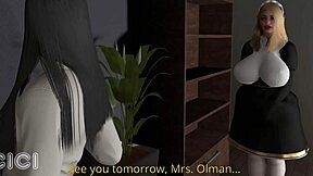 Milf Gets Blowjob and Doggystyle in 3D