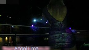 yo, Angel Lima with no panties at the club, damn sexy!
